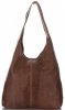 Bőr táska shopper bag Vittoria Gotti barna V8804